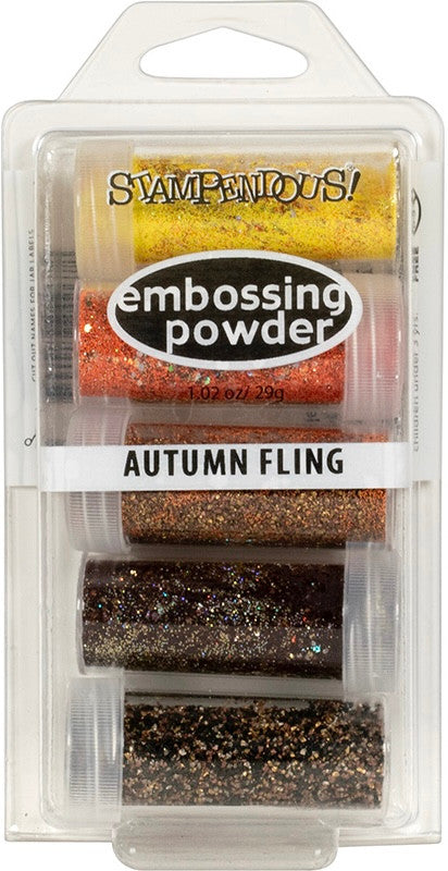 Kit de polvos para relieve Stampendous Autumn Fling